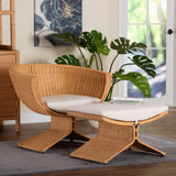 Seya Natural Rattan 2-Piece Living Room Set by Wicker Fair