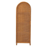 Paloma Arched Rattan Accent Cabinet with Shelves by Wicker Fair