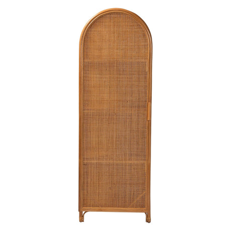 Paloma Arched Rattan Accent Cabinet with Shelves by Wicker Fair