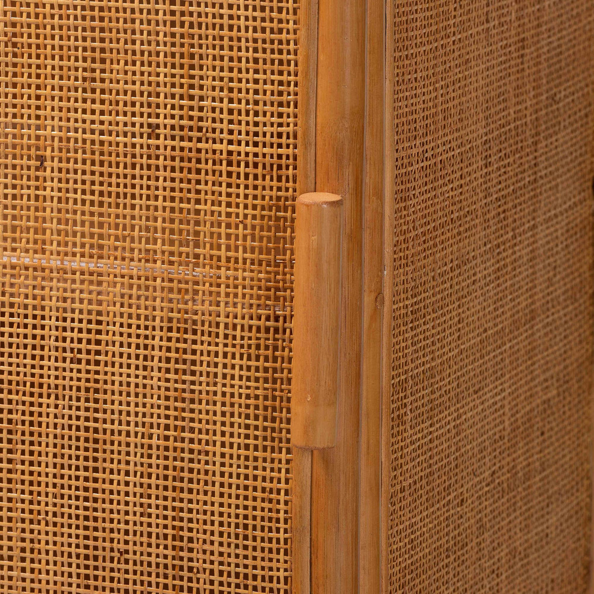 Paloma Arched Rattan Accent Cabinet with Shelves by Wicker Fair