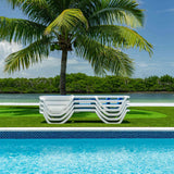 Abaco Outdoor 3-Piece Chaise Lounge Set Model PJO-4601-WHT-3CL by Panama Jack