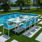 Abaco Outdoor 9-Piece Dining Set Model PJO-4601-WHT-9DA by Panama Jack