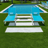Abaco Outdoor (Set of 2) Chaise Loungers Model PJO-4601-WHT-CL-SET2 by Panama Jack
