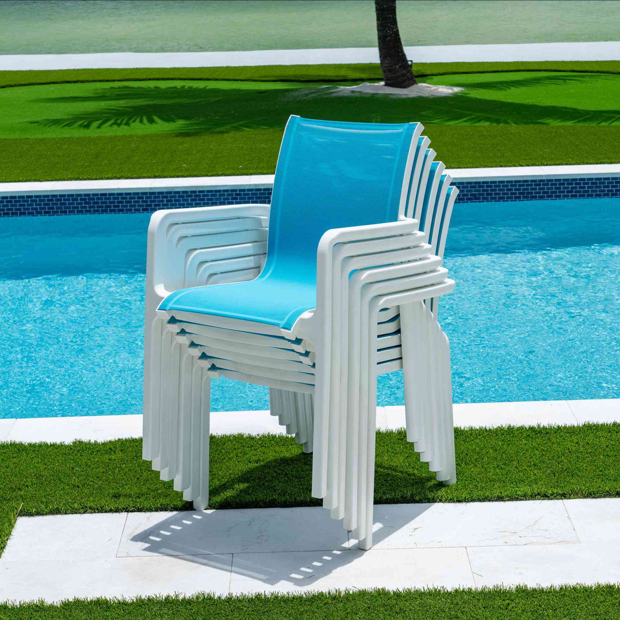 Abaco Outdoor 7-Piece Dining Set Model PJO-4601-WHT-7DA by Panama Jack