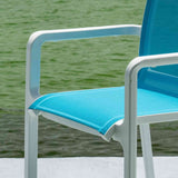 Abaco Outdoor (Set of 2) Dining Armchairs Model PJO-4601-WHT-AC-SET2 by Panama Jack