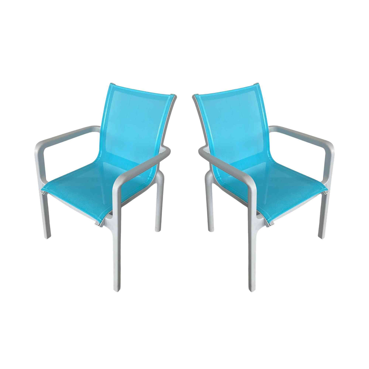 Abaco Outdoor (Set of 2) Dining Armchairs Model PJO-4601-WHT-AC-SET2 by Panama Jack