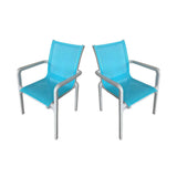 Abaco Outdoor (Set of 2) Dining Armchairs Model PJO-4601-WHT-AC-SET2 by Panama Jack