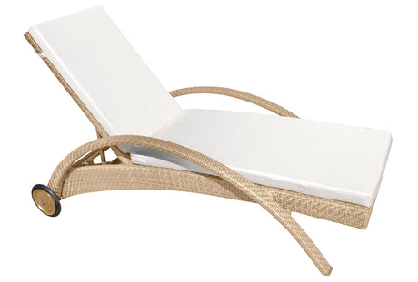 Austin Outdoor Chaise Lounge with Cushion Model PJO-3801-NAT-CL-CUSH by Panama Jack