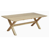 Bali Teak 7-Piece Rectangular Dining Table with Cushions Model PJO-3601-NAT-7DA-CUSH by Panama Jack