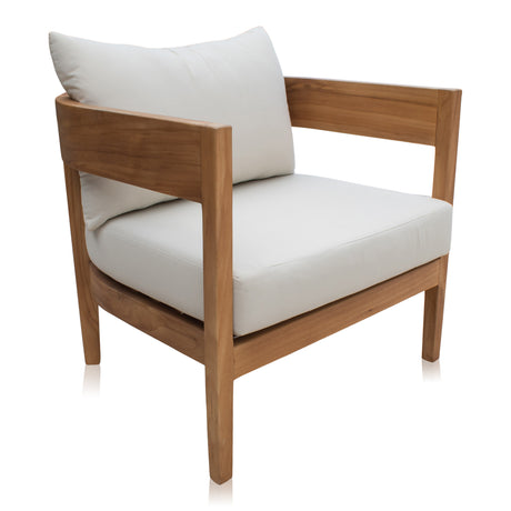 Bali Teak Outdoor Lounge chair Model PJO-3601-NAT-LC by Panama Jack