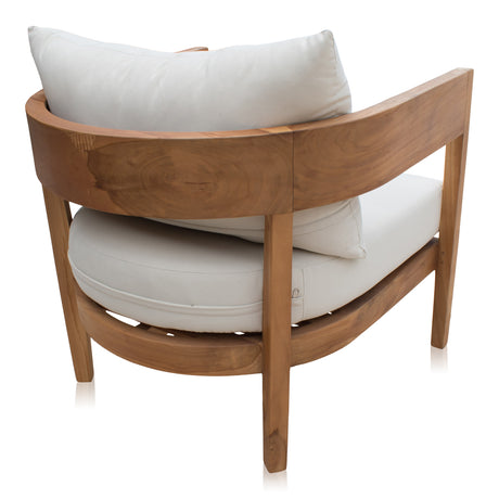 Bali Teak Outdoor Lounge chair Model PJO-3601-NAT-LC by Panama Jack