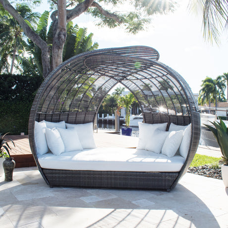 Banyan Outdoor Daybed Model PJO-5001-GRY-DB by Panama Jack