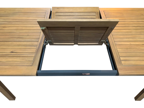 Boca Grande Outdoor 7-Piece Rectangular Dining Set Model PJO-3201-GRY-7DA-CUSH by Panama Jack