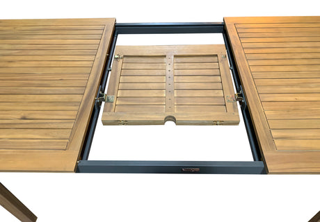 Boca Grande Outdoor 7-Piece Rectangular Dining Set Model PJO-3201-GRY-7DA-CUSH by Panama Jack