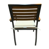 Boca Grande Outdoor Stackable Dining Armchairs (Set of 2) Model PJO-3201-GRY-AC-CUSH-SET2 by Panama Jack