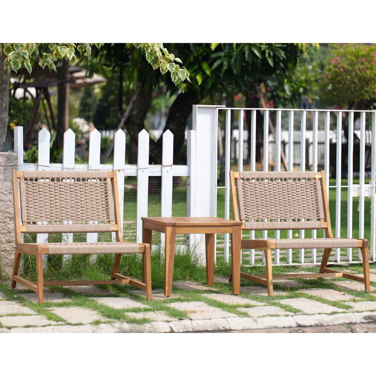 Corsica Outdoor 3-Piece Adirondack Set Model PJO-3401-ACA-3PC by Panama Jack