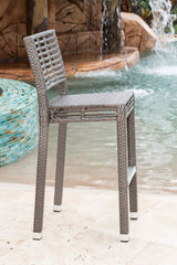 Graphite Outdoor Set of 2 Stackable Barstools Model PJO-1601-GRY-BS-SET2 by Panama Jack