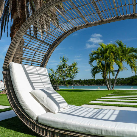 Haven Outdoor Daybed with Cushions Model PJO-5500-DFT-DB by Panama Jack
