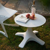 Panama Jack Outdoor In-Pool Wave End Table Table Model PJO-5300-WHT-ET