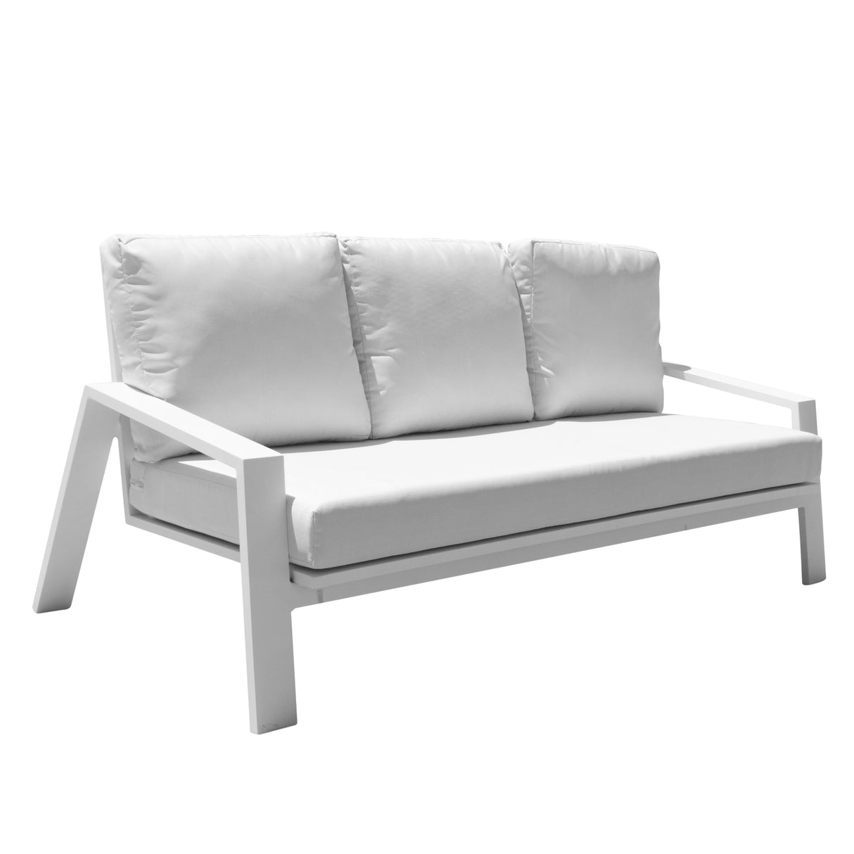 Mykonos Outdoor 4-Piece Seating Set Model PJO-2401-WHT-4PS-GL by Panama Jack