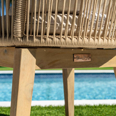 Cabo Outdoor Set of 2 Dining Armchairs Model PJO-4401-NAT-AC by Panama Jack