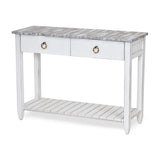 Picket Fence Coastal Distressed Grey 3 Pc Living Room Table Set By Seawinds Trading