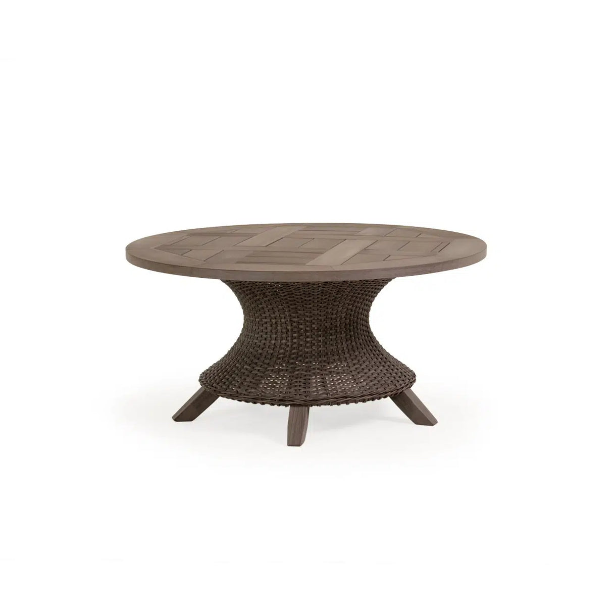 Pine Island Outdoor Conversation Table in Peppercorn Model 651755011942TPPCVWN