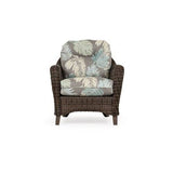 Pine Island Outdoor Wicker Club Chair in Peppercorn Model 651701PPCVWN ‚Äì Choice of Cushions Made in the USA
