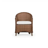 Pine Island Outdoor Wicker Dining Chair in Nutmeg Model 651710NTM