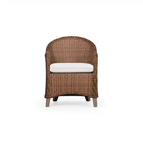 Pine Island Outdoor Wicker Dining Chair in Nutmeg Model 651710NTM