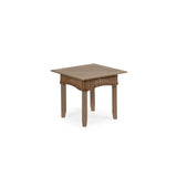 Pine Island Outdoor Wicker End Table in Nutmeg Model 651720NTMWTK
