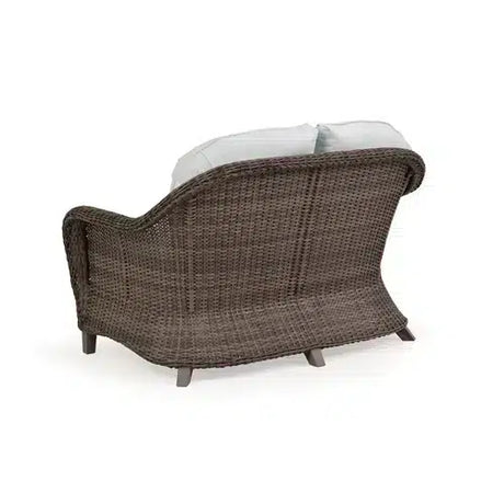 Pine Island Outdoor Wicker Loveseat in Peppercorn Model 651702PPCVWN ‚Äì Choice of Cushions Made in the USA