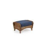 Pine Island Outdoor Wicker Ottoman in Nutmeg Model 651708NTMWTK ‚Äì Choice of Cushions Made in the USA