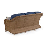Pine Island Outdoor Wicker Sofa in Nutmeg Model 651703NTMWTK ‚Äì Choice of Cushions Made in the USA