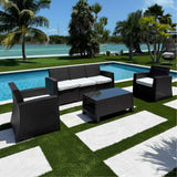 Plastique 4-Piece Seating Set Model PRP-113-CHO-4PS by Pelican Reef
