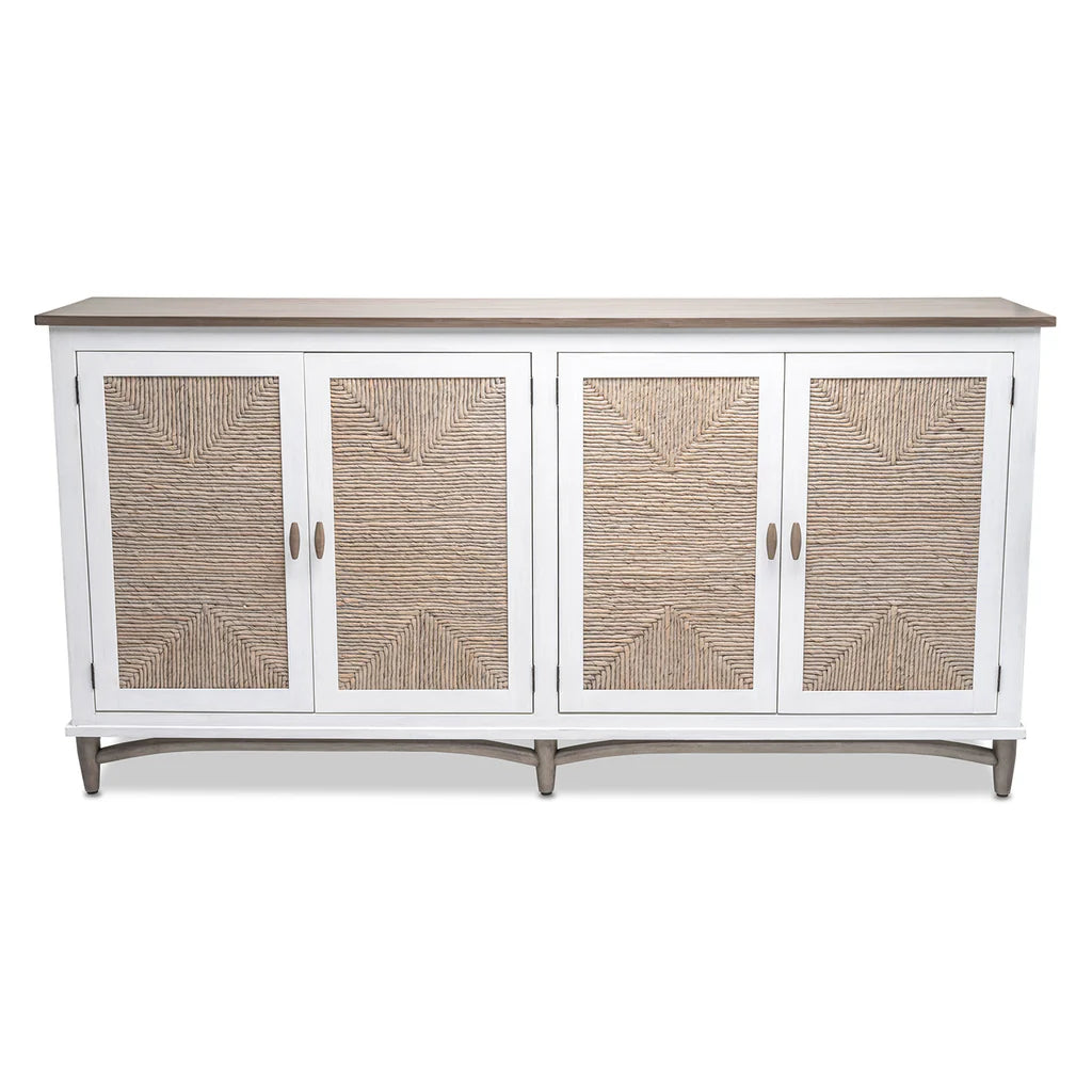 Port Royale 4-Door Credenza Model B60115-SDW By Seawinds Trading