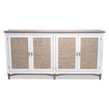 Port Royale 4-Door Credenza Model B60115-SDW By Seawinds Trading