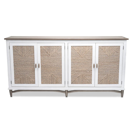 Port Royale 4-Door Credenza Model B60115-SDW By Seawinds Trading