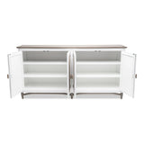 Port Royale 4-Door Credenza Model B60115-SDW By Seawinds Trading
