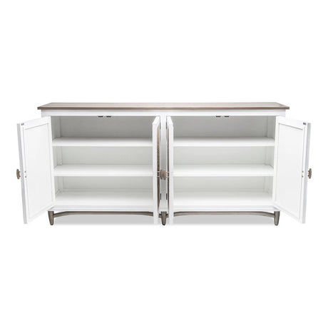 Port Royale 4-Door Credenza Model B60115-SDW By Seawinds Trading