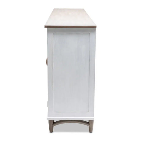 Port Royale 4-Door Credenza Model B60115-SDW By Seawinds Trading
