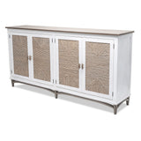 Port Royale 4-Door Credenza Model B60115-SDW By Seawinds Trading