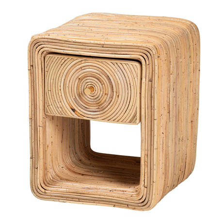 Rajah Wicker Fair Rattan Nightstand