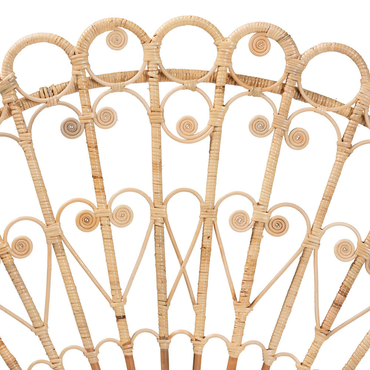 Eurasia Bohemian Natural Rattan Queen Headboard