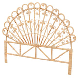 Eurasia Bohemian Natural Rattan Queen Headboard
