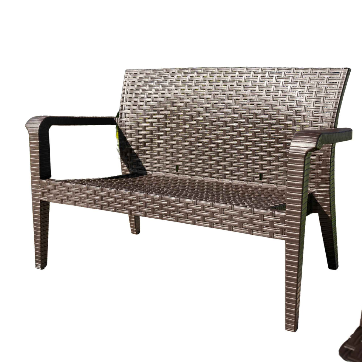 Alaska Outdoor 4-Piece Seating Set - Brown Model RBO-ALASKA-BRW-4PS by Rainbow Outdoor