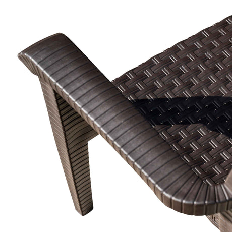Alaska Outdoor 4-Piece Seating Set - Brown Model RBO-ALASKA-BRW-4PS by Rainbow Outdoor