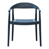 Kennedy Set of 2 Stackable Armchairs – Anthracite Model RBO-KENNEDY-ANT-AC-SET2 by Rainbow Outdoor