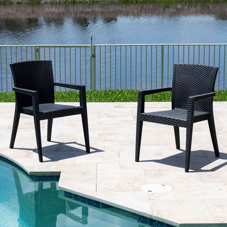 Montana 5-Piece Dining Set - Anthracite Model RBO-MONTANA-ANT-5DA by Rainbow Outdoor