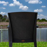 Montana 5-Piece Dining Set - Anthracite Model RBO-MONTANA-ANT-5DA by Rainbow Outdoor